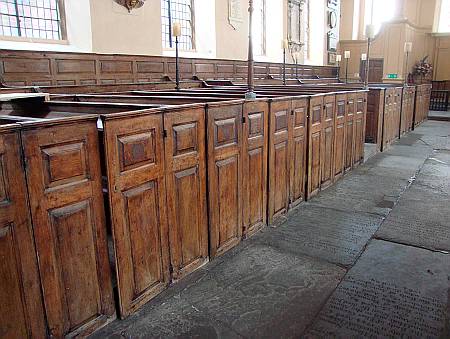 Worcester - St. Swithun - The Box Pews